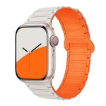 สายรัดนาฬิกาซิลิโคนแม่เหล็กสามเม็ด xDfind สำหรับ Apple Watch 42 / 44 / 45 / 46 / 49mm, สำหรับ Apple Watch 38 / 40 / 41 / S10 42mm
