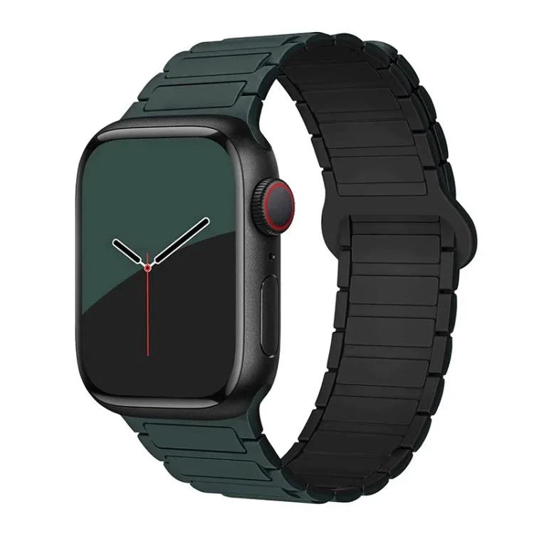 สายรัดนาฬิกาซิลิโคนแม่เหล็กสามเม็ด xDfind สำหรับ Apple Watch 42 / 44 / 45 / 46 / 49mm, สำหรับ Apple Watch 38 / 40 / 41 / S10 42mm