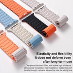 สายรัดนาฬิกาซิลิโคนแม่เหล็กสามเม็ด xDfind สำหรับ Apple Watch 42 / 44 / 45 / 46 / 49mm, สำหรับ Apple Watch 38 / 40 / 41 / S10 42mm