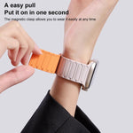 สายรัดนาฬิกาซิลิโคนแม่เหล็กสามเม็ด xDfind สำหรับ Apple Watch 42 / 44 / 45 / 46 / 49mm, สำหรับ Apple Watch 38 / 40 / 41 / S10 42mm