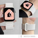 สายรัดนาฬิกาซิลิโคนแม่เหล็กสามเม็ด xDfind สำหรับ Apple Watch 42 / 44 / 45 / 46 / 49mm, สำหรับ Apple Watch 38 / 40 / 41 / S10 42mm