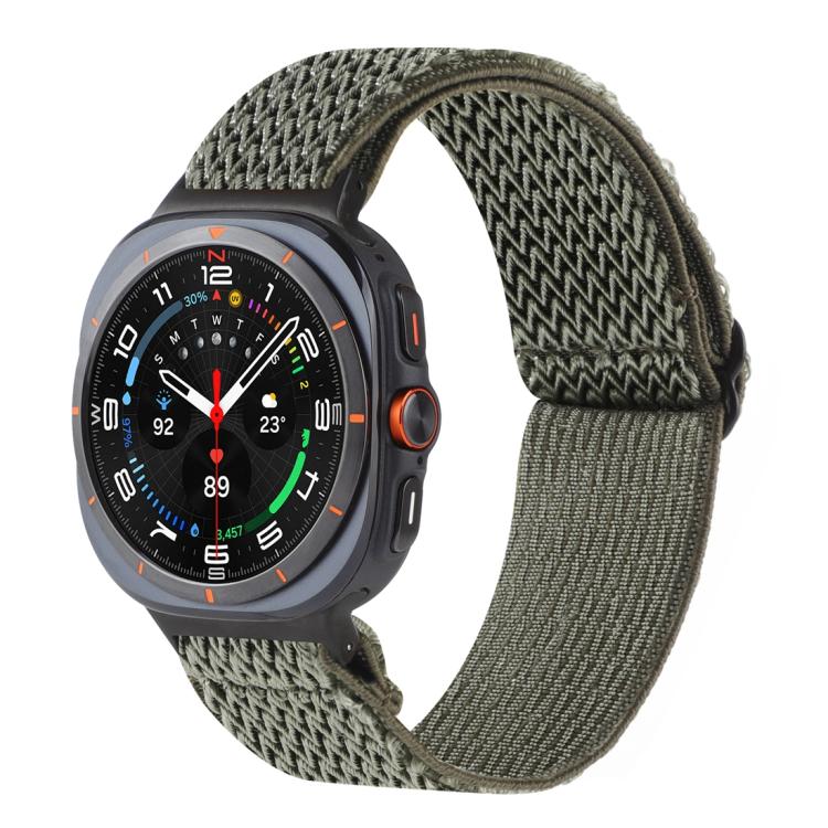 สายรัดนาฬิกาไนลอนถักลายคลื่น สำหรับ Samsung Galaxy Watch8 / Watch8 Classic