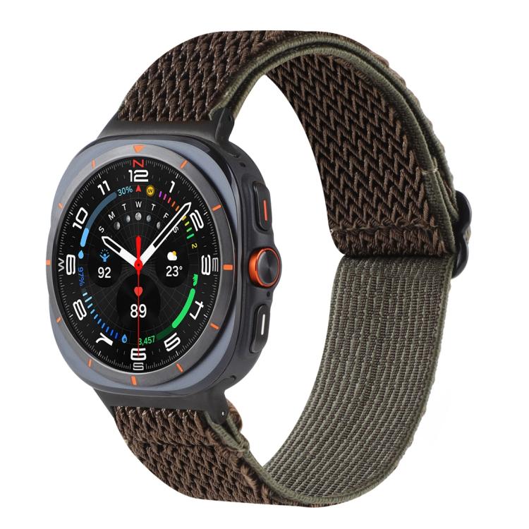 สายรัดนาฬิกาไนลอนถักลายคลื่น สำหรับ Samsung Galaxy Watch8 / Watch8 Classic