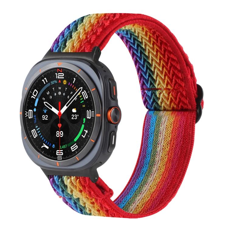 สายรัดนาฬิกาไนลอนถักลายคลื่น สำหรับ Samsung Galaxy Watch8 / Watch8 Classic