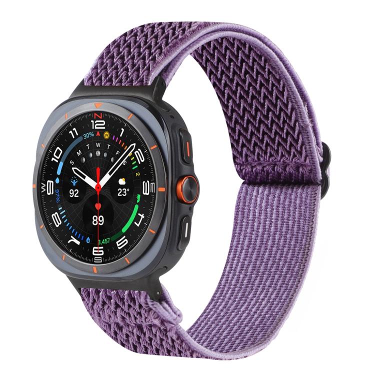 สายรัดนาฬิกาไนลอนถักลายคลื่น สำหรับ Samsung Galaxy Watch8 / Watch8 Classic