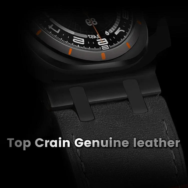 สายรัดนาฬิกาหนังม้าบ้า สำหรับ Samsung Galaxy Watch8 / Watch8 Classic