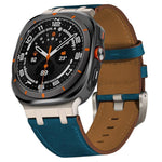 สายรัดนาฬิกาหนังม้าบ้า สำหรับ Samsung Galaxy Watch8 / Watch8 Classic