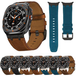 สายรัดนาฬิกาหนังม้าบ้า สำหรับ Samsung Galaxy Watch8 / Watch8 Classic