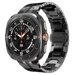 สายรัดนาฬิกาแบบหัวเข็มขัดผีเสื้อ อัลลอยไทเทเนียม สำหรับ Samsung Galaxy Watch8 / Watch8 Classic