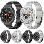 สายรัดนาฬิกาโลหะผสมไทเทเนียมหัวเข็มขัดแบบผีเสื้อ สำหรับ Samsung Galaxy Watch8 / Watch8 Classic