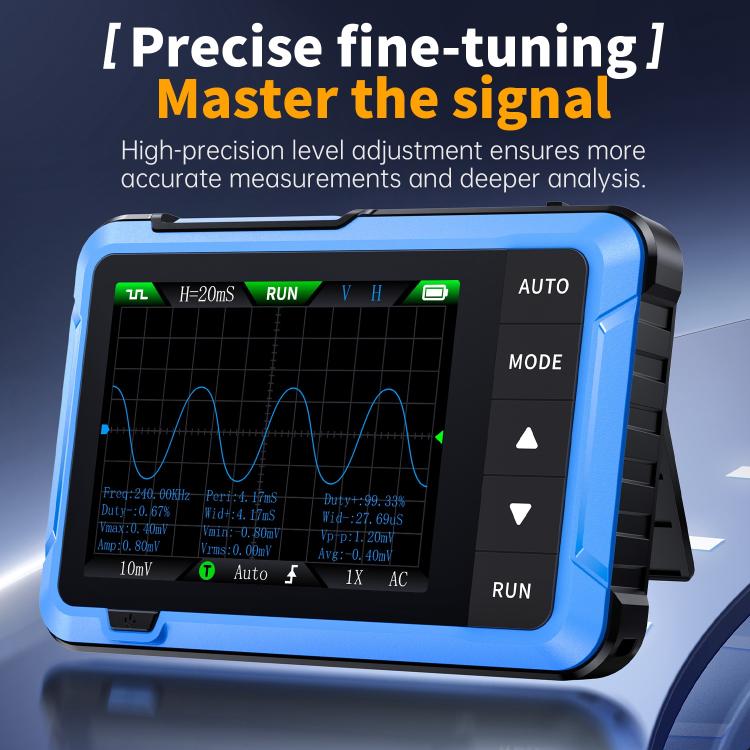 FNIRSI DSO510 ออสซิลโลสโคปดิจิทัลพกพาขนาดเล็กแบบมือถือ, DSO510