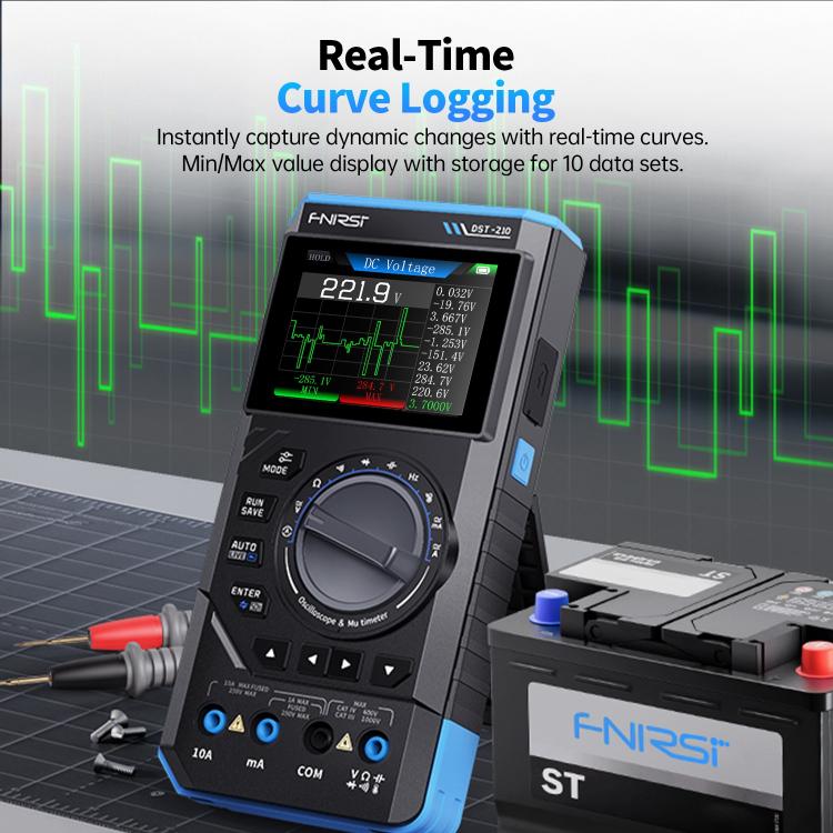 FNIRSI DST201 มัลติมิเตอร์ดิจิทัลออสซิลโลสโคป 3 ใน 1