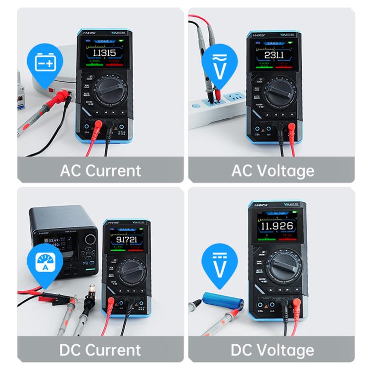 FNIRSI DST201 มัลติมิเตอร์ดิจิทัลออสซิลโลสโคป 3 ใน 1