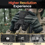 FNIRSI NVS-40 Small Portable Outdoor 4K Full Color HD Infrared Binocular Night Vision Device, NVS-40