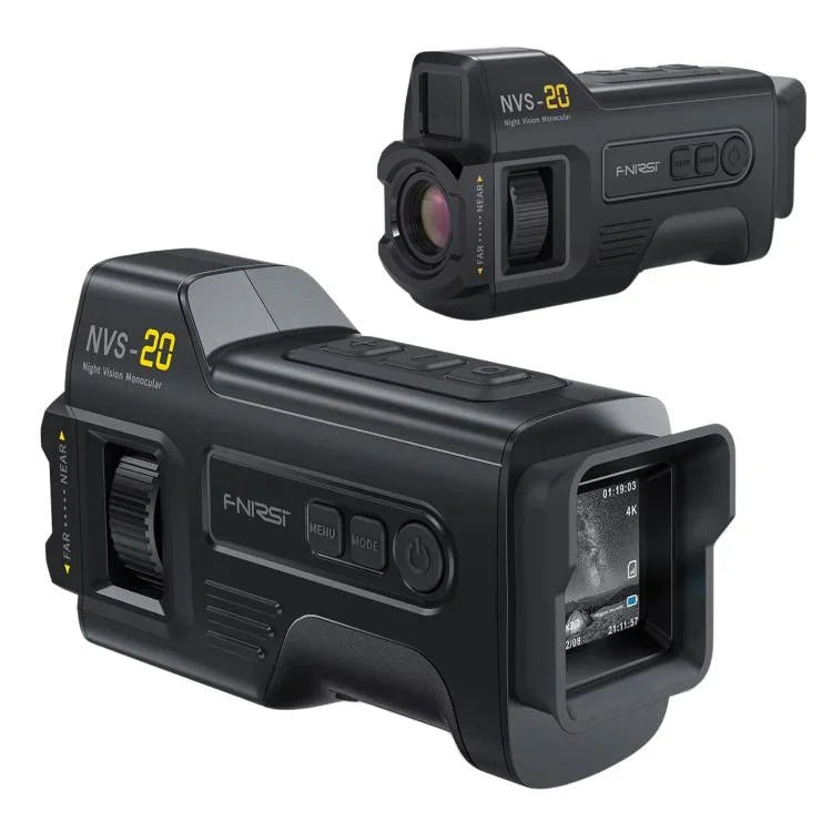 อุปกรณ์กล้องส่องทางไกลอินฟราเรดกลางคืนสีเต็มรูปแบบ 4K แบบพกพาขนาดเล็ก FNIRSI NVS-20
