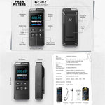 FNIRSI GC-02 เครื่องตรวจจับรังสีส่วนบุคคลพร้อมสัญญาณเตือน, FNIRSI GC-02