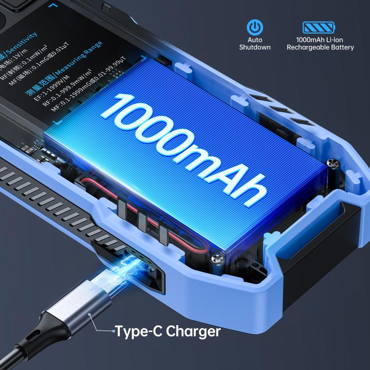 FNIRSI ERD-10 เครื่องตรวจจับรังสีแม่เหล็กไฟฟ้า 3 ใน 1, FNIRSI ERD-10