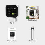 FNIRSI SFD?02 เครื่องวัดคุณภาพอากาศในร่ม 4 ใน 1