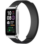 xDfind Litchi Texture Magnetic Silicone Watch Band, For Huawei Watch Fit4 / Fit4 Pro / Fit3, For Huawei Band 10 / 9 / 8