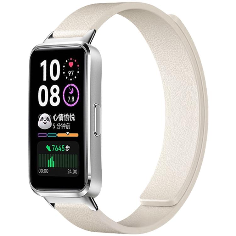 xDfind Litchi Texture Magnetic Silicone Watch Band, For Huawei Watch Fit4 / Fit4 Pro / Fit3, For Huawei Band 10 / 9 / 8