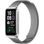 xDfind Litchi Texture Magnetic Silicone Watch Band, For Huawei Watch Fit4 / Fit4 Pro / Fit3, For Huawei Band 10 / 9 / 8