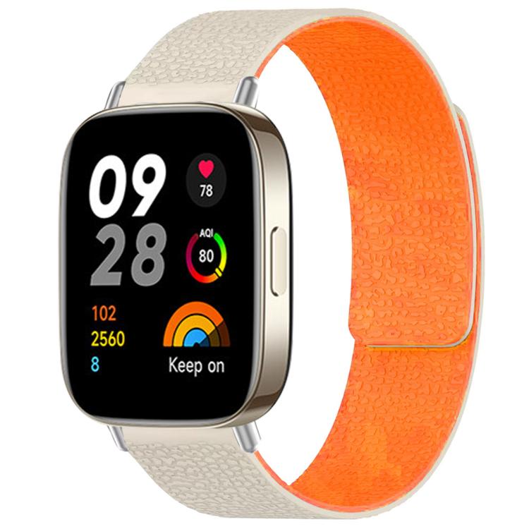 xDfind Litchi Texture Magnetic Silicone Watch Band, For Xiaomi Band 10 Pro/9 Pro/Redmi Watch 6/5/4, For Xiaomi Smart Bnad 10 / 9 / 8, For Redmi Watch 3 Active/Watch 3 Lite, For Redmi Watch 3
