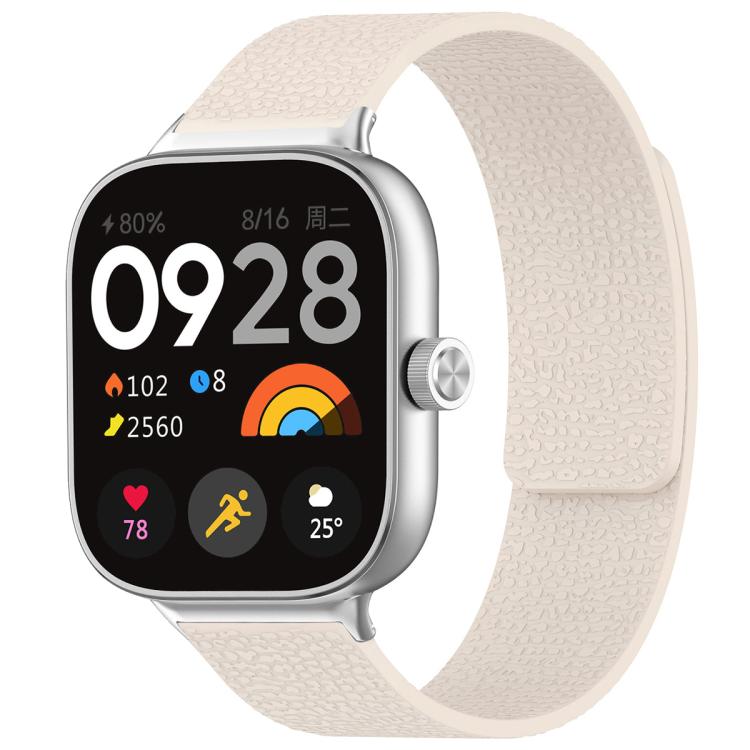 xDfind Litchi Texture Magnetic Silicone Watch Band, For Xiaomi Band 10 Pro/9 Pro/Redmi Watch 6/5/4, For Xiaomi Smart Bnad 10 / 9 / 8, For Redmi Watch 3 Active/Watch 3 Lite, For Redmi Watch 3
