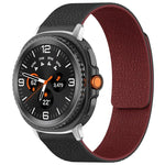 สายรัดนาฬิกาซิลิโคนแม่เหล็กลายลิ้นจี่ xDfind สำหรับ Samsung Galaxy Watch Ultra/Ultra 2025, สำหรับ Samsung Galaxy Watch8 / 8 Classic, สำหรับ Samsung Galaxy Watch 7 / 6 / 5 / FE, สำหรับ Samsung Galaxy Fit3 SM-R390
