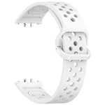 สายรัดนาฬิกาซิลิโคนระบายอากาศสีพื้นหัวเข็มขัดสีสันสดใส xDfind สำหรับ Samsung Galaxy Fit3