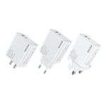 WK WP-U64 ที่ชาร์จเร็ว Kinkong Flash Charge 45W USB+Type-C, ปลั๊ก EU, ปลั๊ก UK, ปลั๊ก US