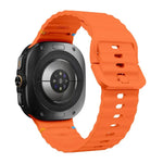สายซิลิโคน xDfind Wave Stitching สำหรับ Samsung Galaxy Watch Ultra 47mm / Ultra 2025