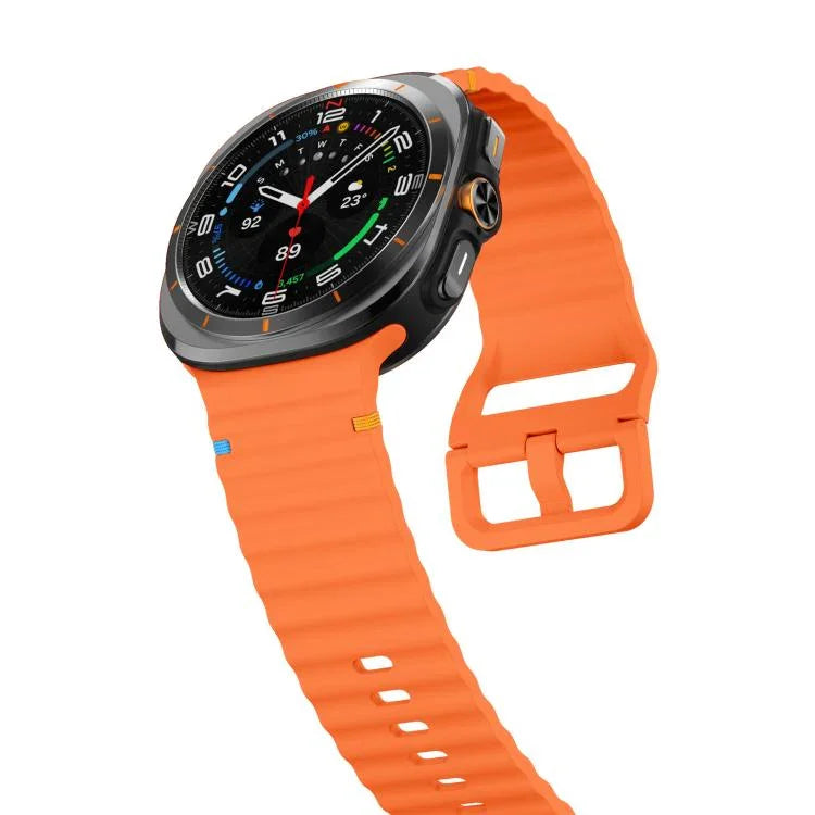 สายซิลิโคน xDfind Wave Stitching สำหรับ Samsung Galaxy Watch Ultra 47mm / Ultra 2025