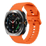 สายซิลิโคน xDfind Wave Stitching สำหรับ Samsung Galaxy Watch Ultra 47mm / Ultra 2025