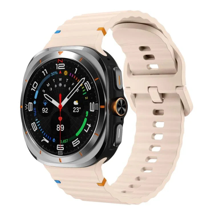 สายซิลิโคน xDfind Wave Stitching สำหรับ Samsung Galaxy Watch Ultra 47mm / Ultra 2025