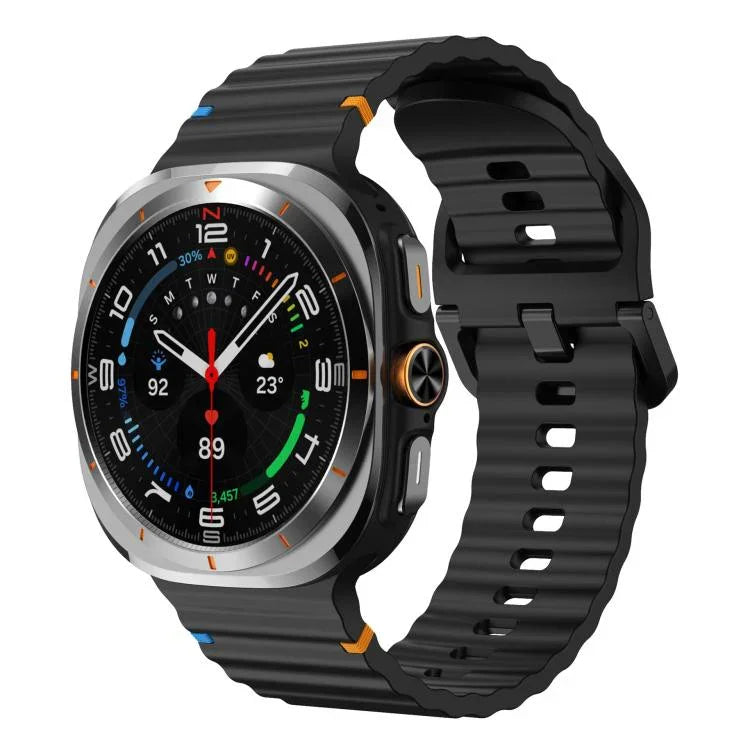 สายซิลิโคน xDfind Wave Stitching สำหรับ Samsung Galaxy Watch Ultra 47mm / Ultra 2025