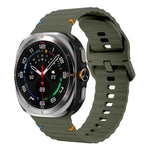 สายซิลิโคน xDfind Wave Stitching สำหรับ Samsung Galaxy Watch Ultra 47mm / Ultra 2025