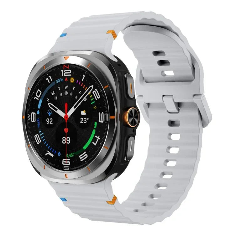 สายซิลิโคน xDfind Wave Stitching สำหรับ Samsung Galaxy Watch Ultra 47mm / Ultra 2025