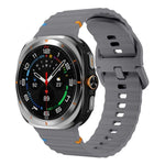สายซิลิโคน xDfind Wave Stitching สำหรับ Samsung Galaxy Watch Ultra 47mm / Ultra 2025