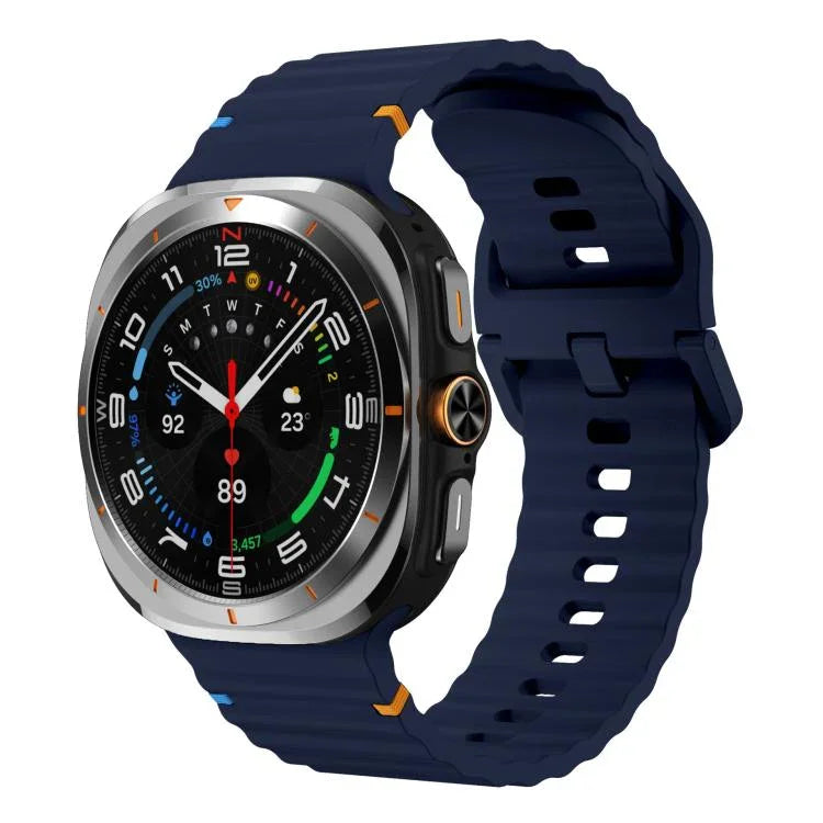 สายซิลิโคน xDfind Wave Stitching สำหรับ Samsung Galaxy Watch Ultra 47mm / Ultra 2025