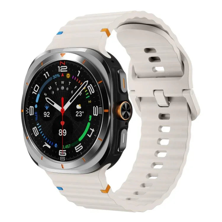 สายซิลิโคน xDfind Wave Stitching สำหรับ Samsung Galaxy Watch Ultra 47mm / Ultra 2025