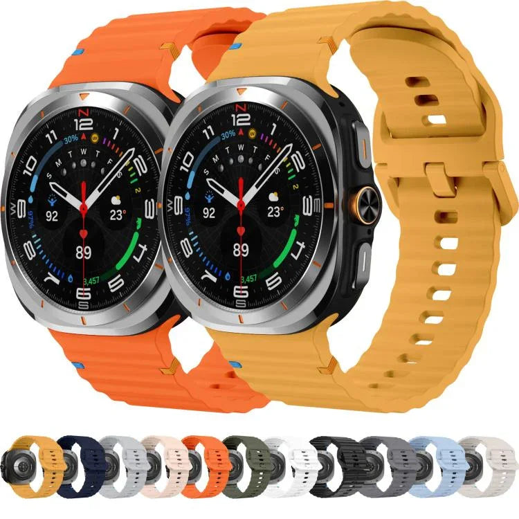 สายซิลิโคน xDfind Wave Stitching สำหรับ Samsung Galaxy Watch Ultra 47mm / Ultra 2025