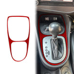 Carbon Fiber Car Gear Shift Frame Decorative Sticker for SEAT Leon 2005-2012, Left and Right Driver, Gear Shift Frame