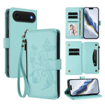 เคสโทรศัพท์หนังกระเป๋าซิปใส่บัตรหลายใบ Butterfly Love Flower สำหรับ iPhone 17e / 16e, สำหรับ iPhone 17 Pro Max, สำหรับ iPhone 17 Pro, สำหรับ iPhone 17, สำหรับ iPhone Air, สำหรับ iPhone 16 Pro Max