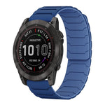 xDfind Magnetic Silicone Watch Band, For Garmin Fenix 8/7X/6X/5X 26mm, For Garmin Fenix 8/7/6/5 22mm, For Garmin Forerunner 35/30/35J 20mm