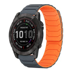 xDfind Magnetic Silicone Watch Band, For Garmin Fenix 8/7X/6X/5X 26mm, For Garmin Fenix 8/7/6/5 22mm, For Garmin Forerunner 35/30/35J 20mm