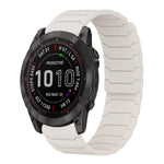 xDfind Magnetic Silicone Watch Band, For Garmin Fenix 8/7X/6X/5X 26mm, For Garmin Fenix 8/7/6/5 22mm, For Garmin Forerunner 35/30/35J 20mm