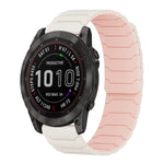 xDfind Magnetic Silicone Watch Band, For Garmin Fenix 8/7X/6X/5X 26mm, For Garmin Fenix 8/7/6/5 22mm, For Garmin Forerunner 35/30/35J 20mm