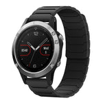 xDfind Magnetic Silicone Watch Band, For Garmin Fenix 8/7X/6X/5X 26mm, For Garmin Fenix 8/7/6/5 22mm, For Garmin Forerunner 35/30/35J 20mm