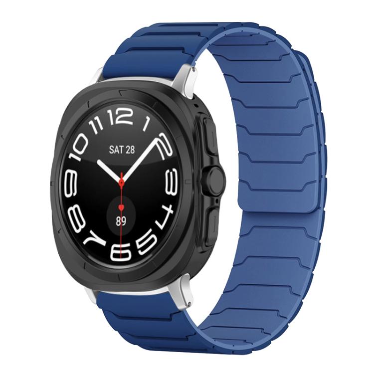 สายรัดนาฬิกาซิลิโคนแม่เหล็ก xDfind สำหรับ Samsung Galaxy Watch Ultra / Ultra 2025, สำหรับ Samsung Galaxy Watch8 / 8 Classic, สำหรับ Samsung Galaxy Watch 7 / 6 / 5 / FE