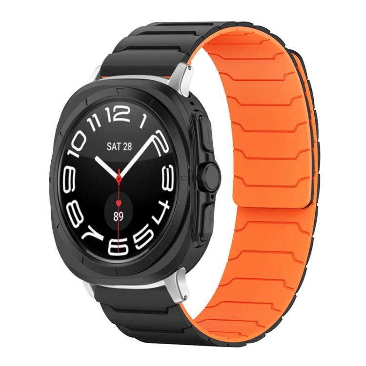 สายรัดนาฬิกาซิลิโคนแม่เหล็ก xDfind สำหรับ Samsung Galaxy Watch Ultra / Ultra 2025, สำหรับ Samsung Galaxy Watch8 / 8 Classic, สำหรับ Samsung Galaxy Watch 7 / 6 / 5 / FE